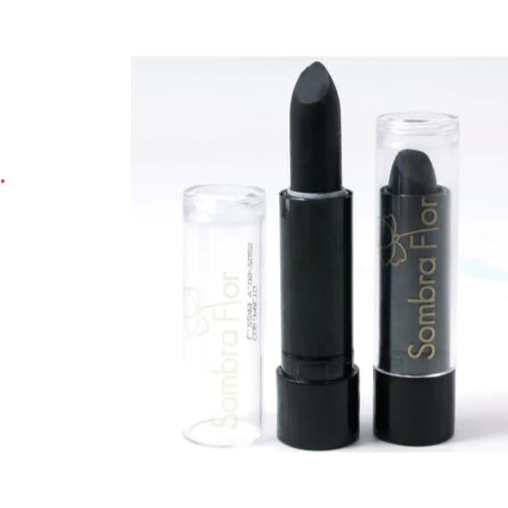 Batom Matte Preto - Flor: Alta Aderência e Efeito Elegante