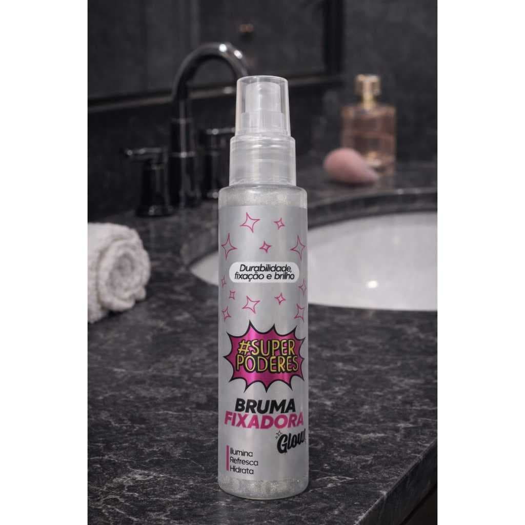 Bruma Facial Fixadora Spray Fixador de Maquiagem