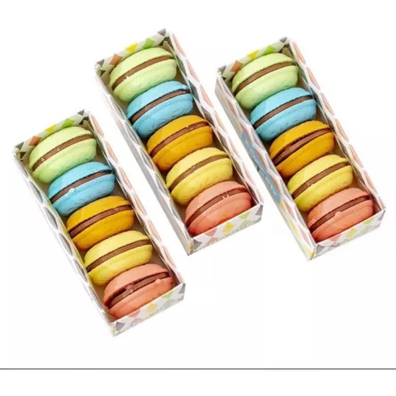 OFERTA  Kit de Borracha Macaron Kawaii Papelaria Fofa Borracha Escolar Colorida Macarron Material Escolar Fofo