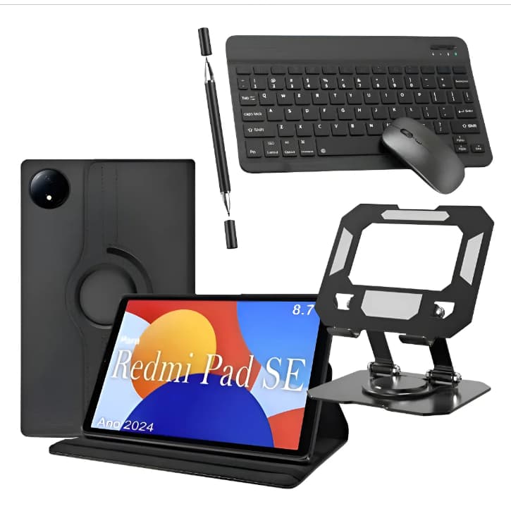 Kit Completo Capa P/redmi Pad Se 8.7'+teclado Mouse+ Suporte