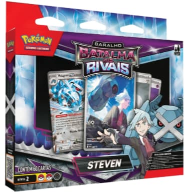 Cartas Pokémon Baralho Batalha De Rivais Steven - Português