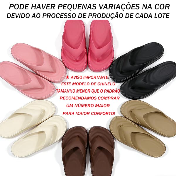 Chinelo EVA Tamanco Nuvem 100% Original - Super Macio com Amortecimento para Dia a Dia