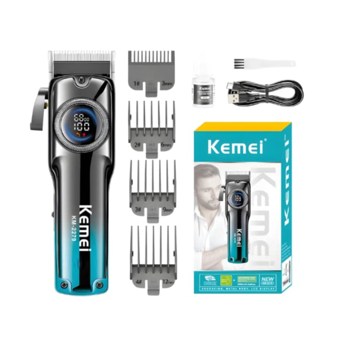 Máquina de Cortar Cabelo Profissional Kemei modelo KM-2279
