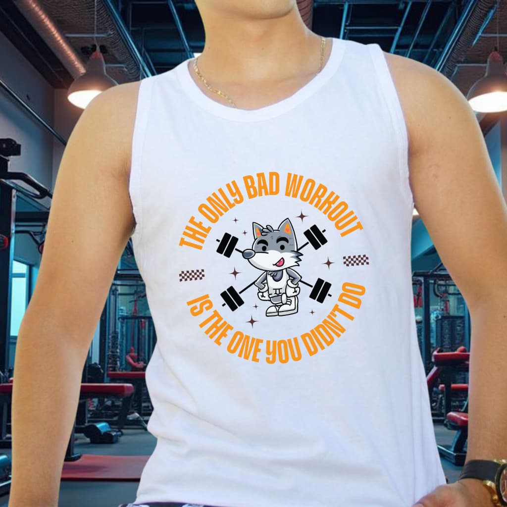 Regata Masculina Academia Fitness Treino Leve Respirável Confortável