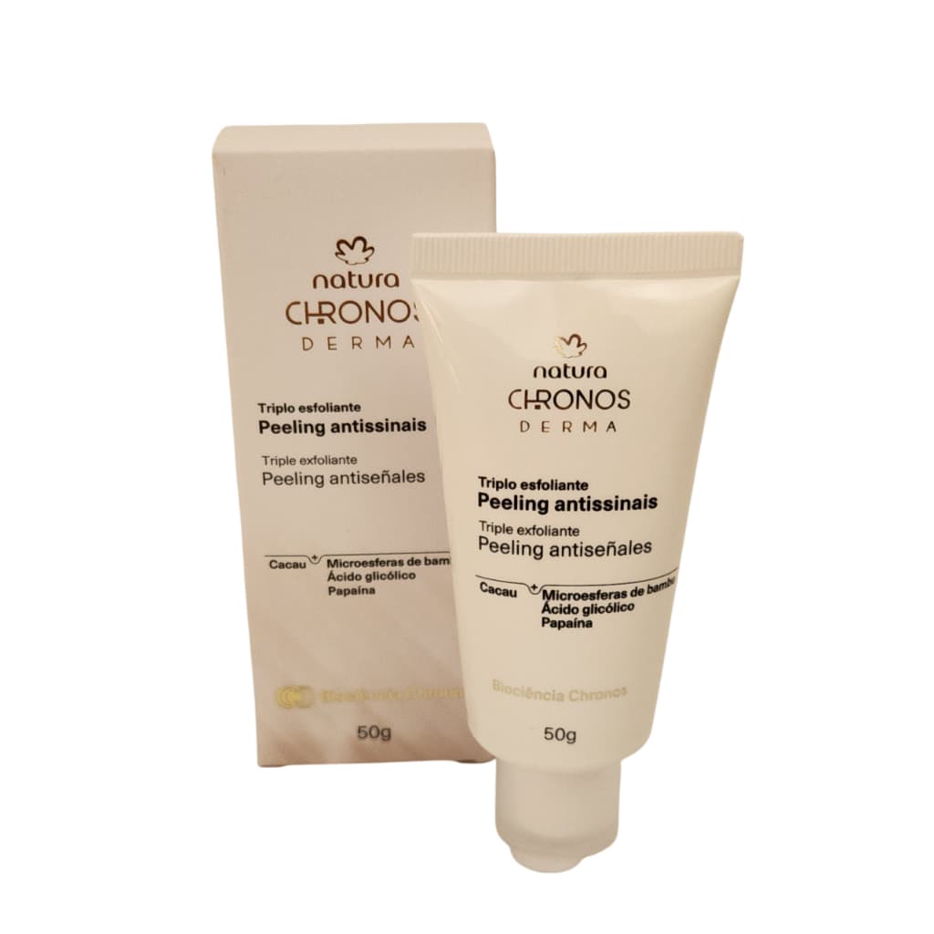 Natura Triplo Esfoliante Peeling Antissinais Chronos Derma 50g