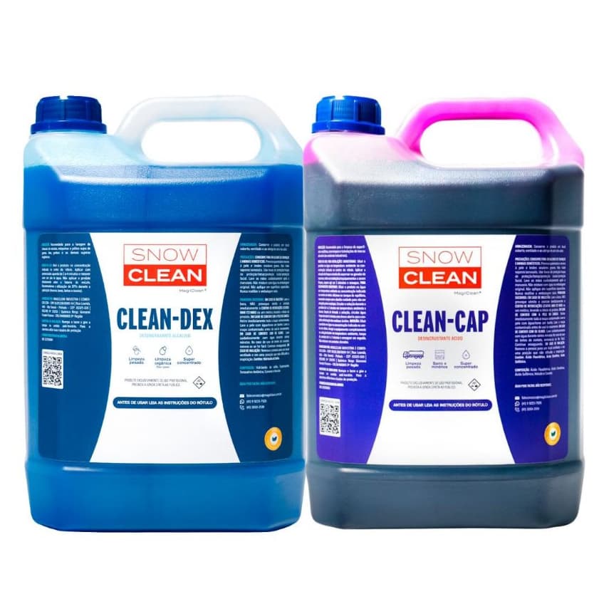 Kit Magil Clean-Cap Intercape + Clean-Dex Solupan Limpesa Pesada Desincrustrante