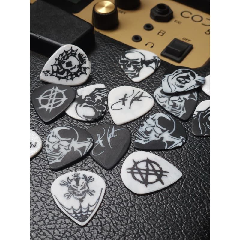 Palhetas Guitarra Avenged Sevenfold Guns n Roses Metallica