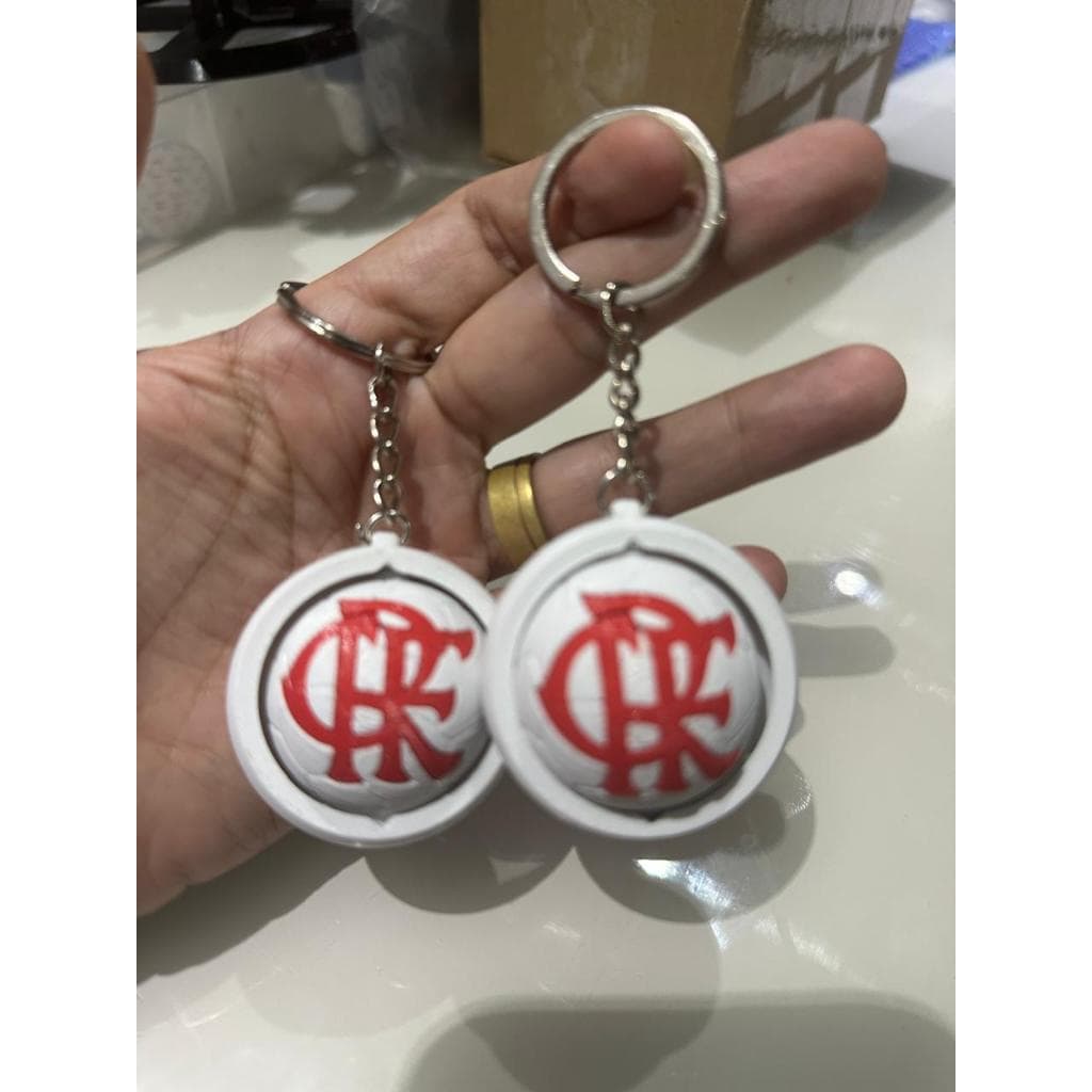 chaveiro do flamengo giratorio