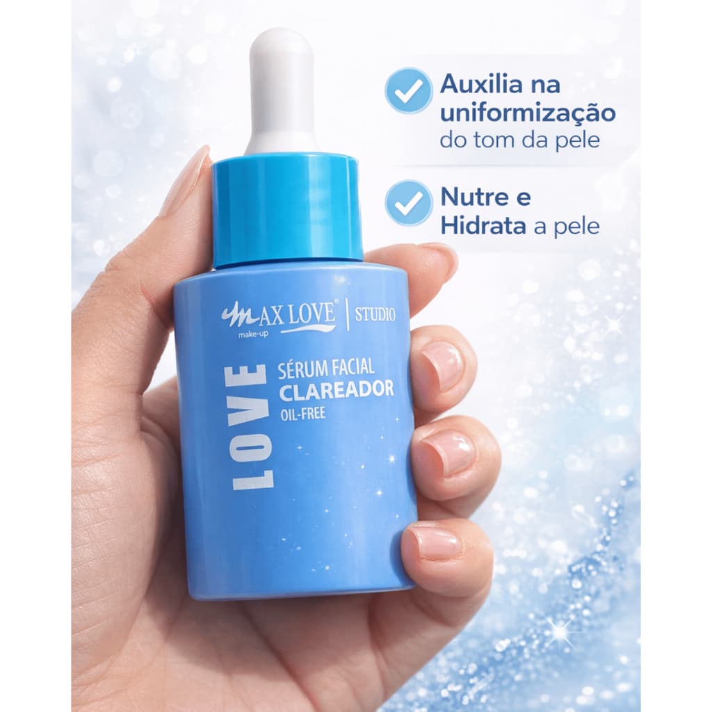 Serum Facial Clareador Oil Free 30ml Max Love