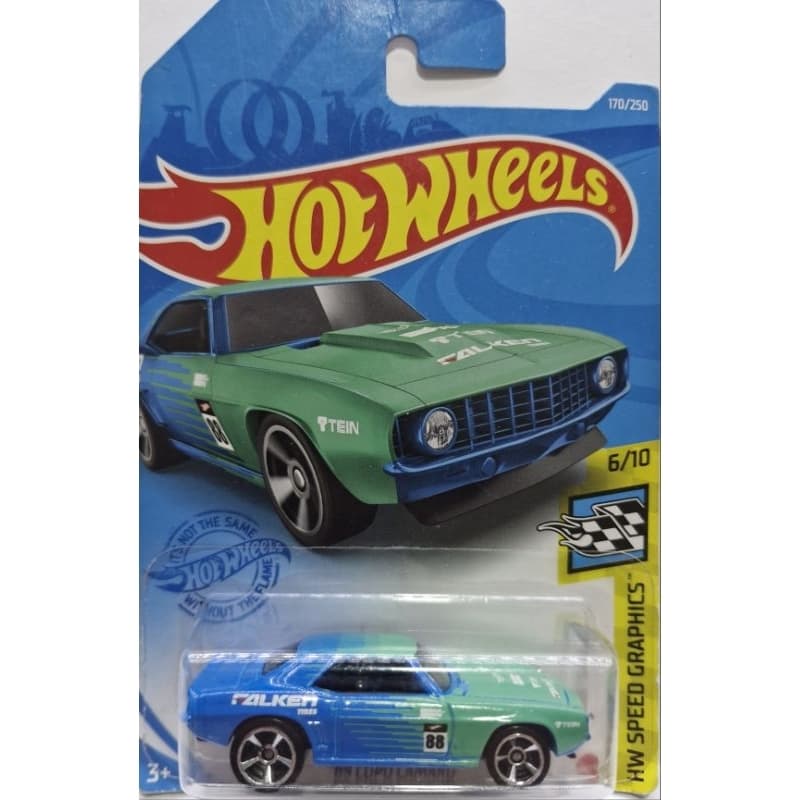 Carrinho Hot Wheels 69 COPO CAMARO FALKEN