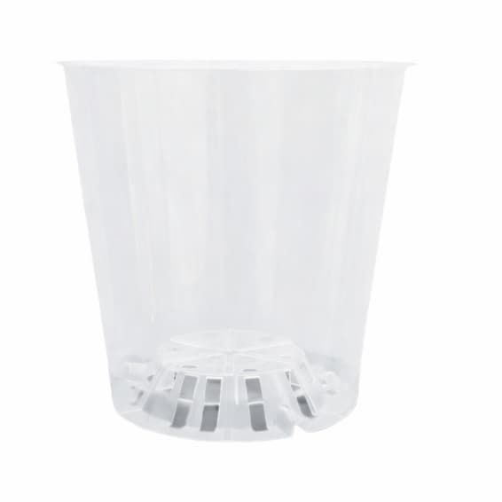 KIt 20 Vasos Para Orquídeas Com Cone Plástico Transparente Pote 12