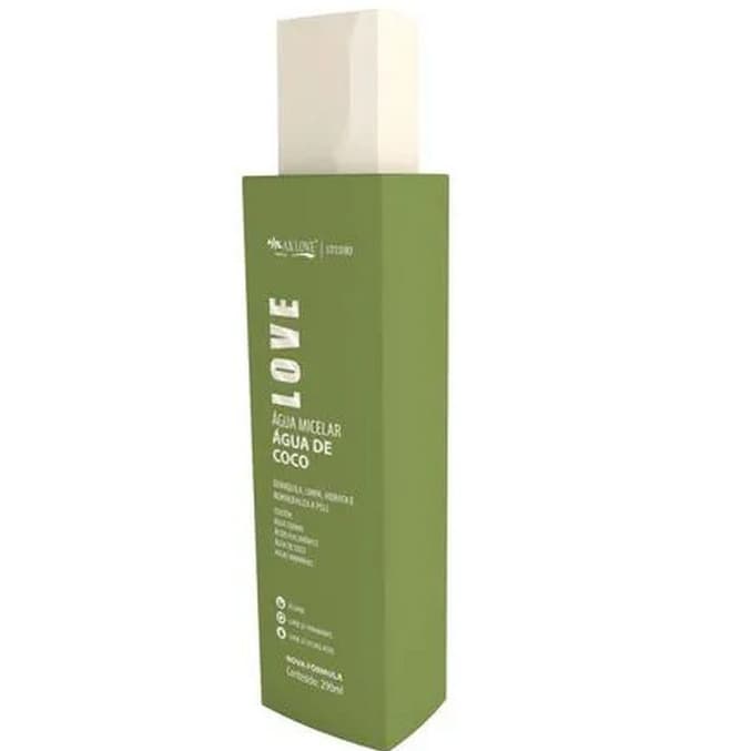 Água Micelar Água de Coco Max Love 290ml | Limpeza, Hidratação e Cuidado Facial
