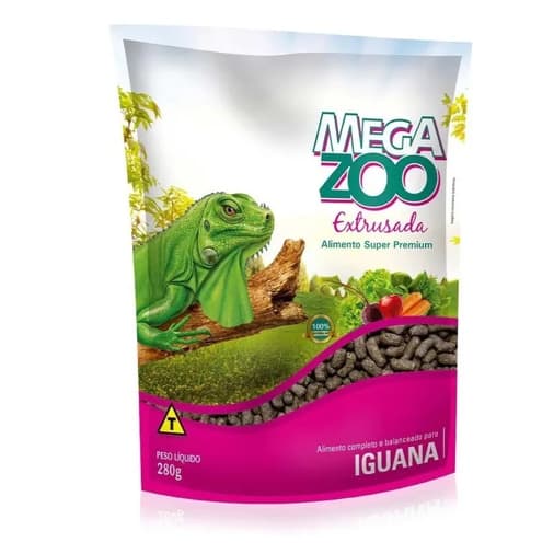 Ração Extrusada Iguana 280g - Megazoo