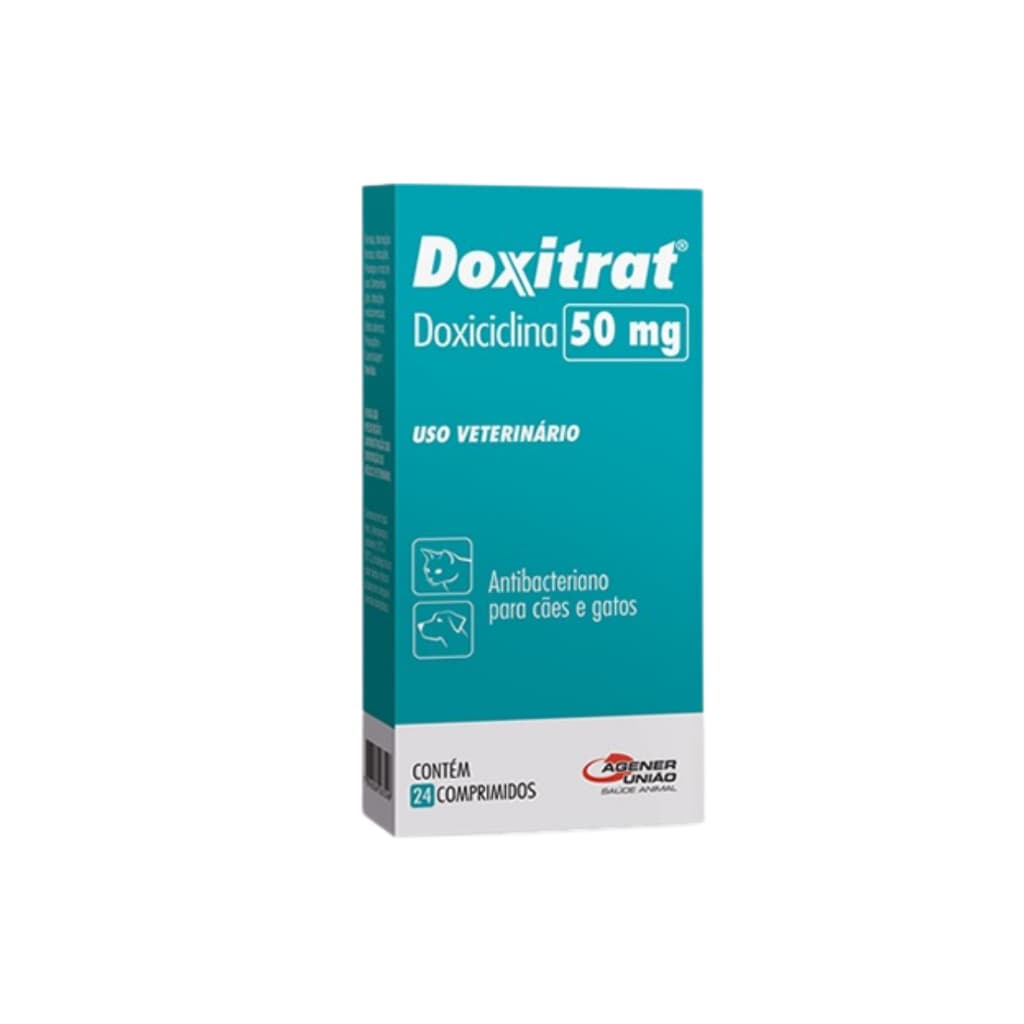 Doxitrat/ Doxiciclina 50Mg c/ 24 Comprimidos Agener União