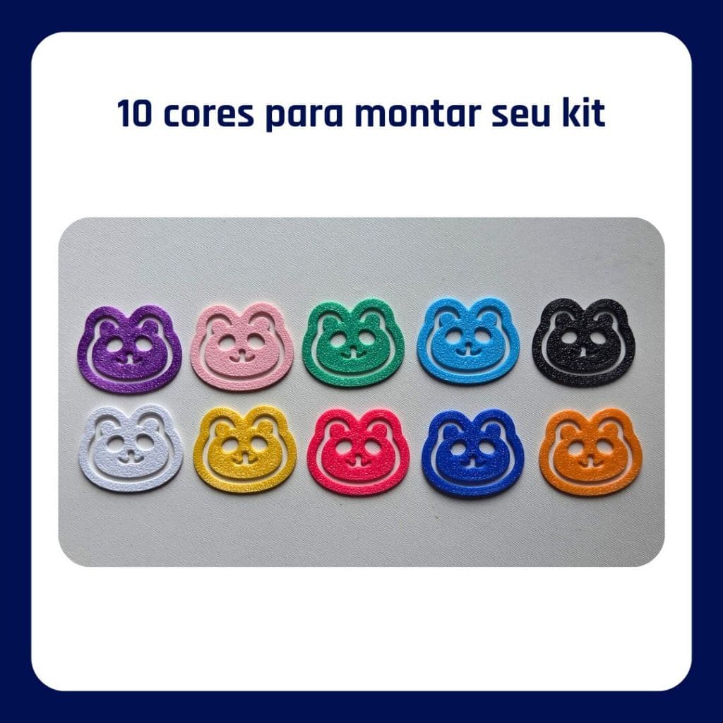 Marcador de Página Panda para Leitura Diária • Kit 10 20 30 ou 50