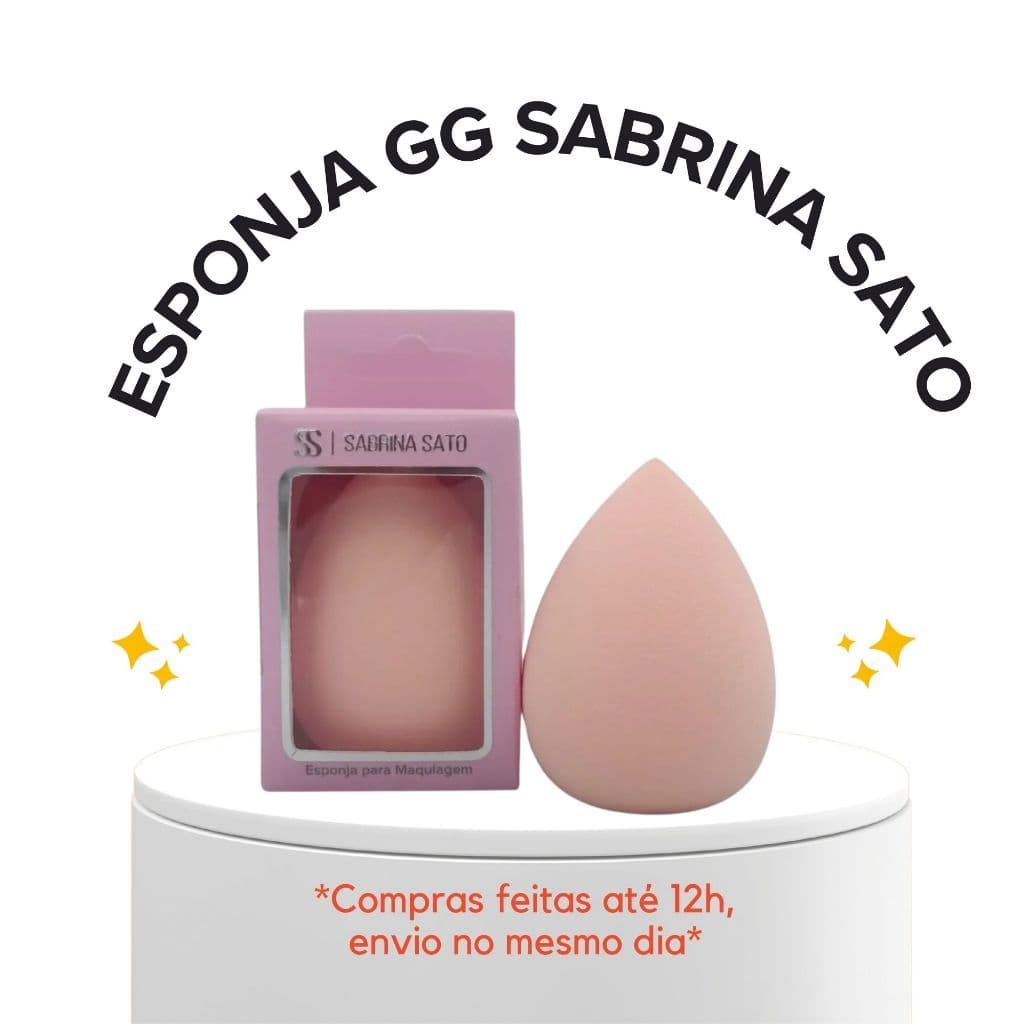 ESPONJAGG SABRINA SATO GARANTINDO ACABAMENTO NATURAL E UNIFORME DE CORES SORTIDAS MAQUIAGEM