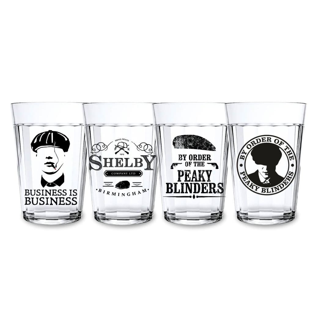 4 Copos Americanos Estampado Série Peaky Blinders Presente Decorativo Café Cerveja