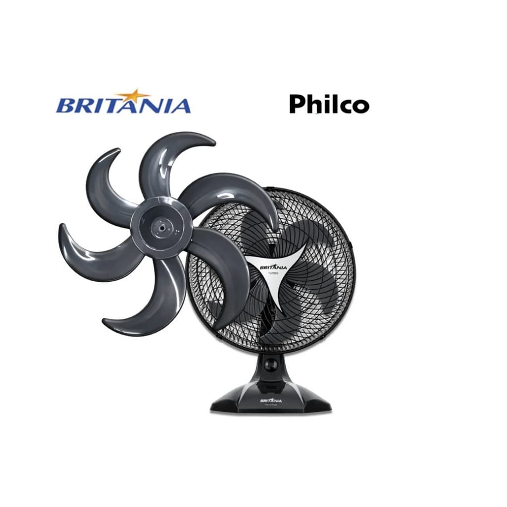 Hélice Ventilador 6 pás Britânia e Philco 40cm Ventus 400 Concha