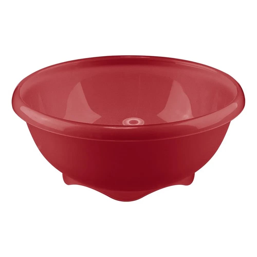 Bowl 2,4L Saladeira Tigela Pote Plástico Multiuso Sanremo Vermelho