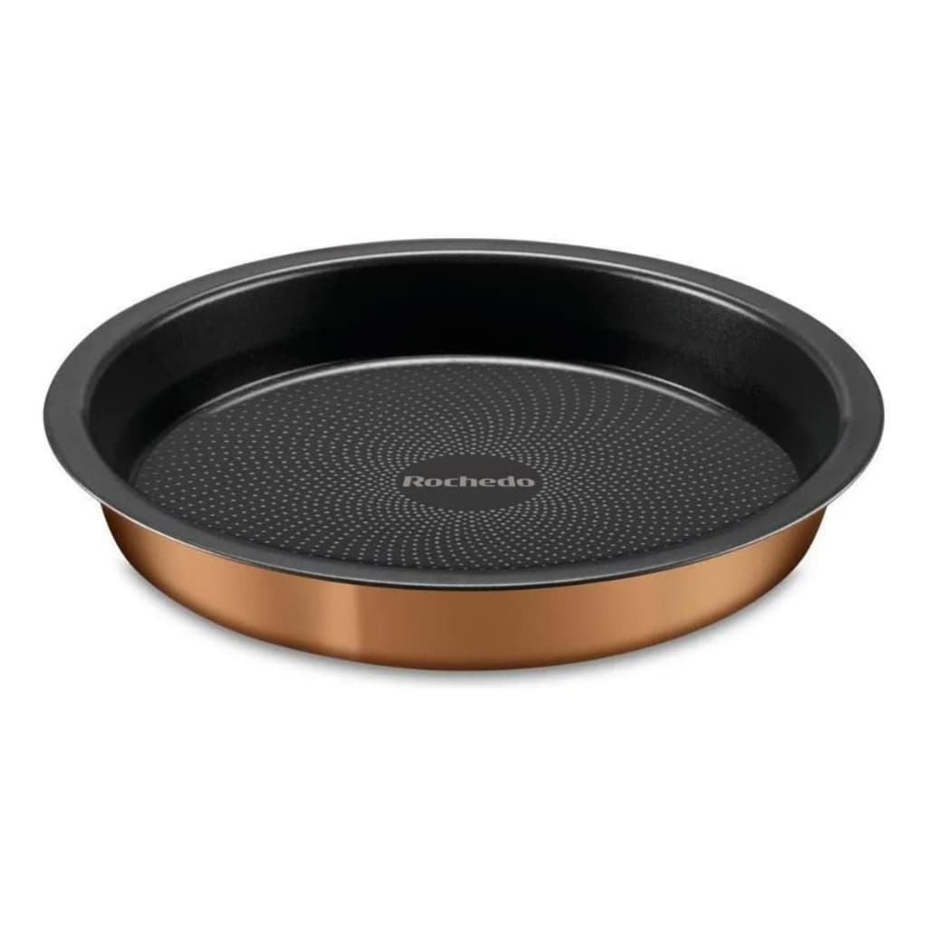 Forma Redonda Revestida Gourmet Pro 25cm Cobre - Rochedo