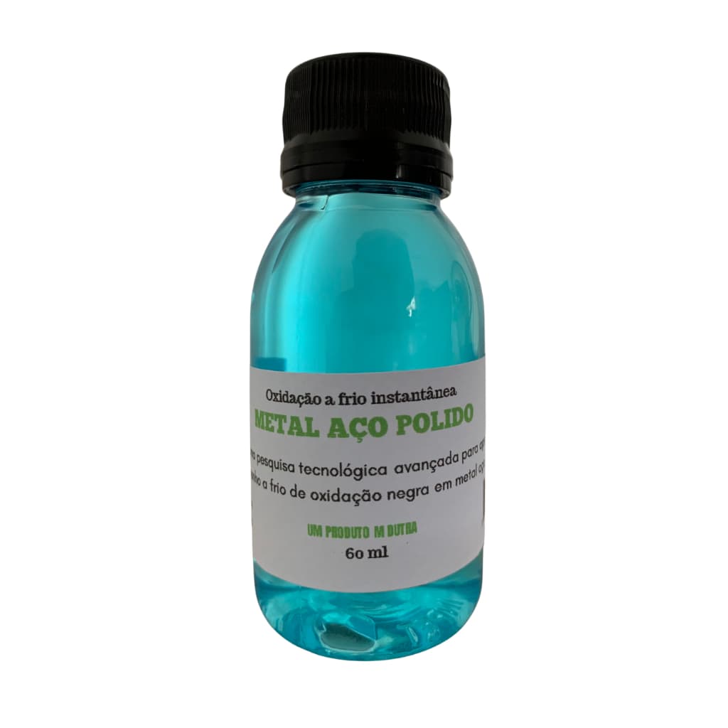 Oxidação Negra A Frio Instantânea Metal Aço Polido 60 ml