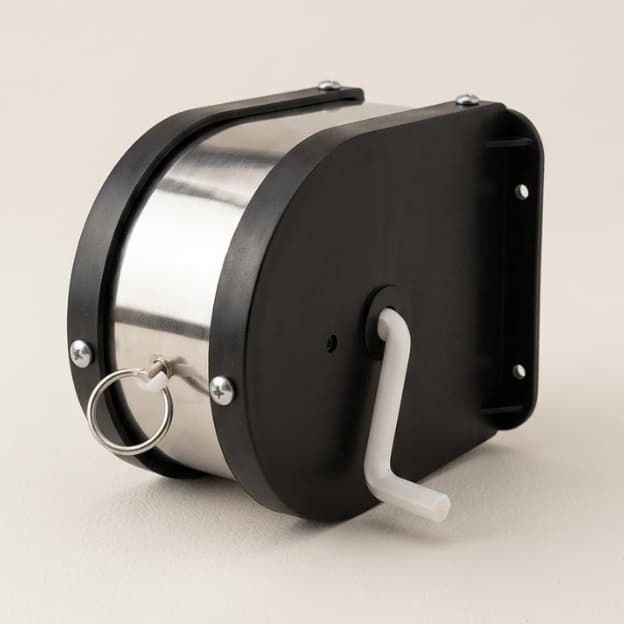 Varal Retrátil 30 Metros Super Forte 35kg Com Kit Fixação Varal De Parede Para Casa Apartamento