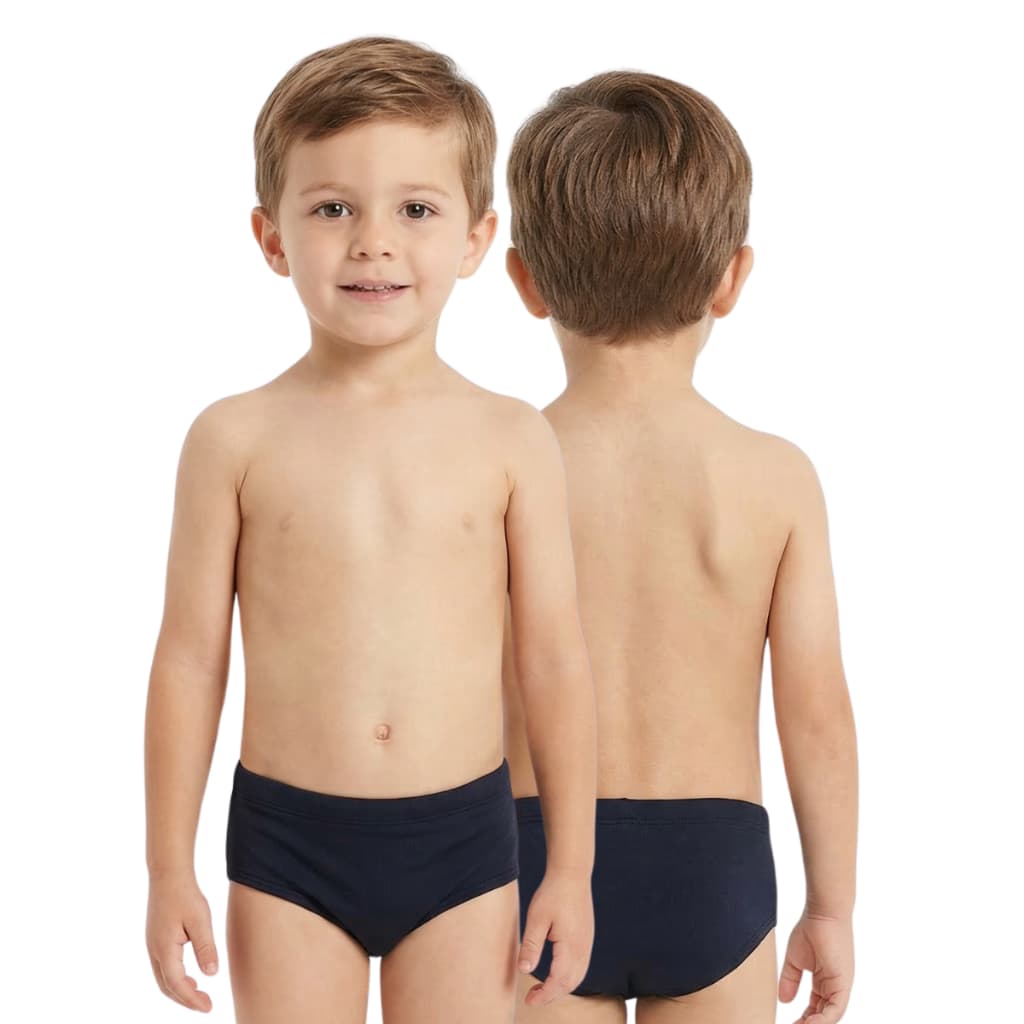 Sunga/cueca uv 50+ praia - piscina infantil/juvenil do 1 ao 16 anos