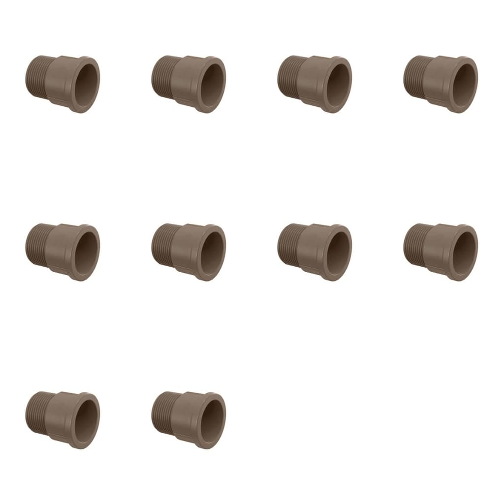 10 x Adaptador 25x3/4'' Curto Bolsa Rosca