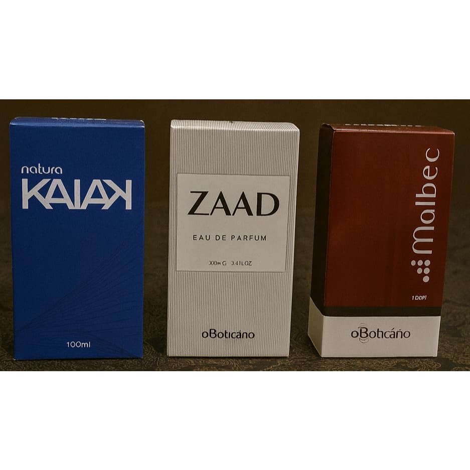 Kit 3 perfumes masculino 100ml cada