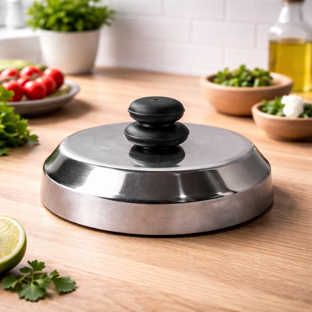 Abafador Hamburguer Inox Para Cozimento uniforme Lanchonete