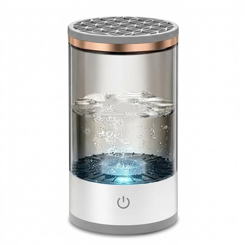 Lavador de Pincéis de Maquiagem Elétrico Automático Bivolt Cores Sortidas