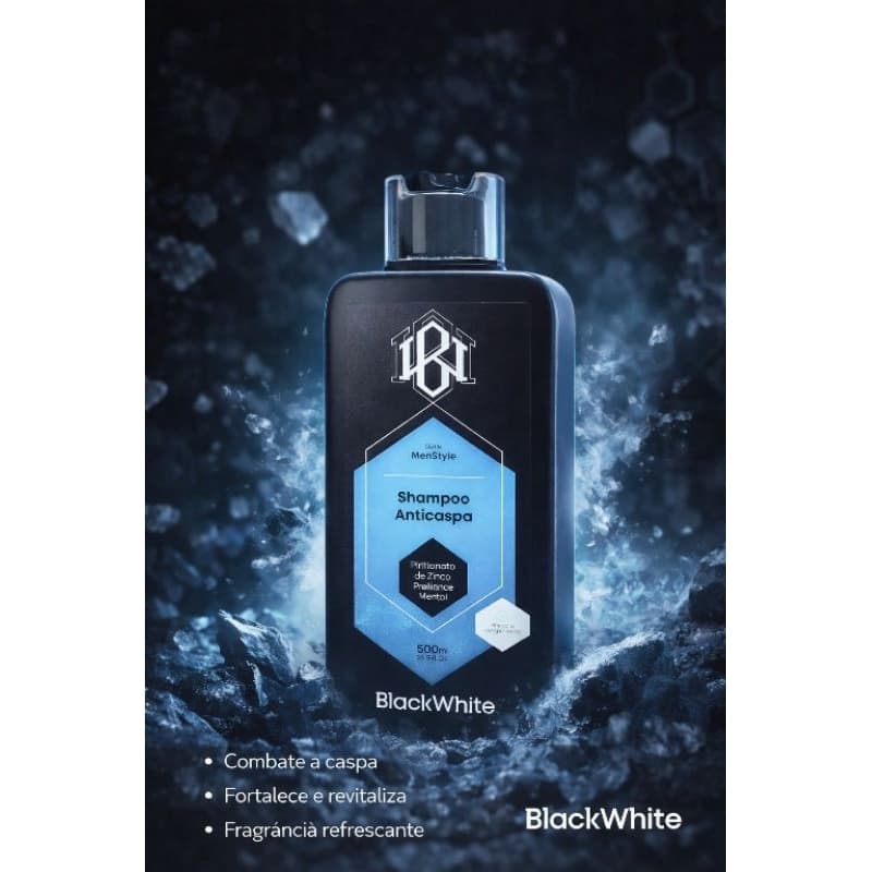 Shampoo anticaspa -Black White 500ml