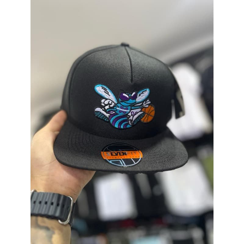 Boné Charlote Hornets Aba Reta Masculino Feminino Unissex l