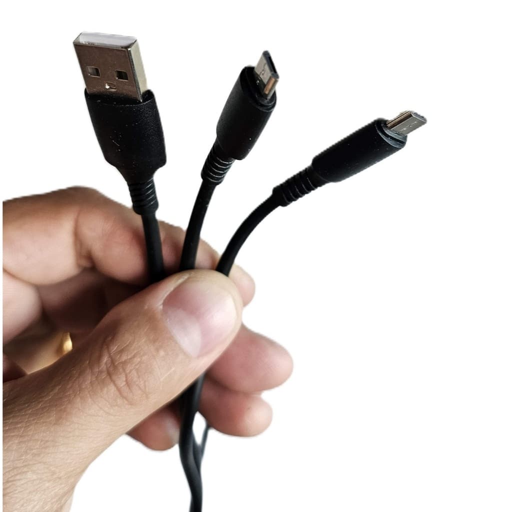 Cabo Carregador Duplo Dados Usb X 2 Micro-usb V8 rapido resistente top