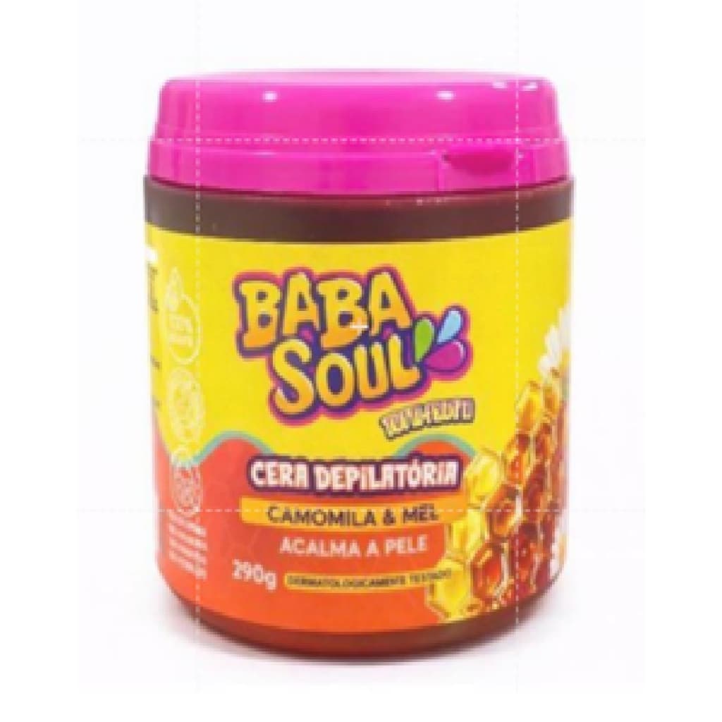 Cera Depilatória Babasoul Camomila e Mel 290g