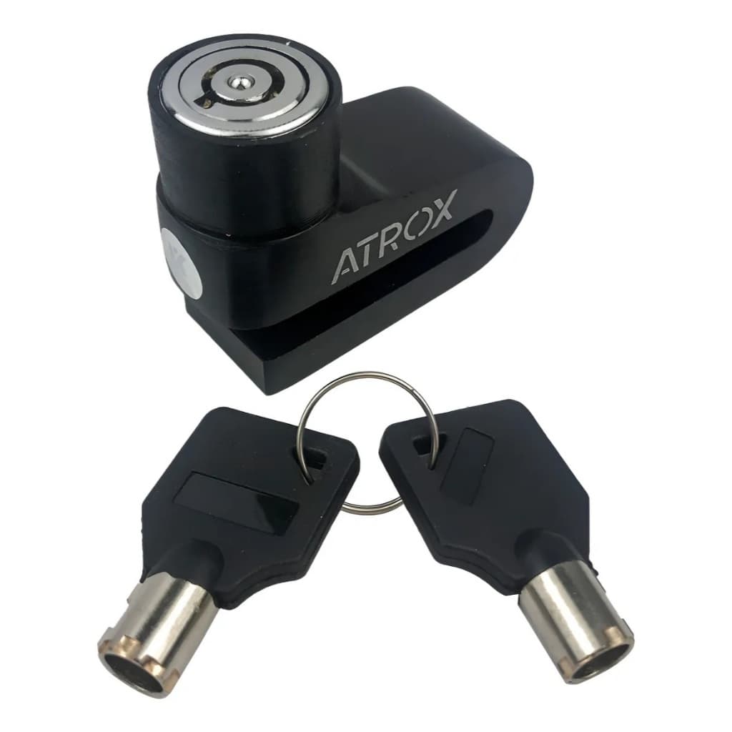 Cadeado Trava Disco Freio Moto Alumínio Antifurto Atrox.