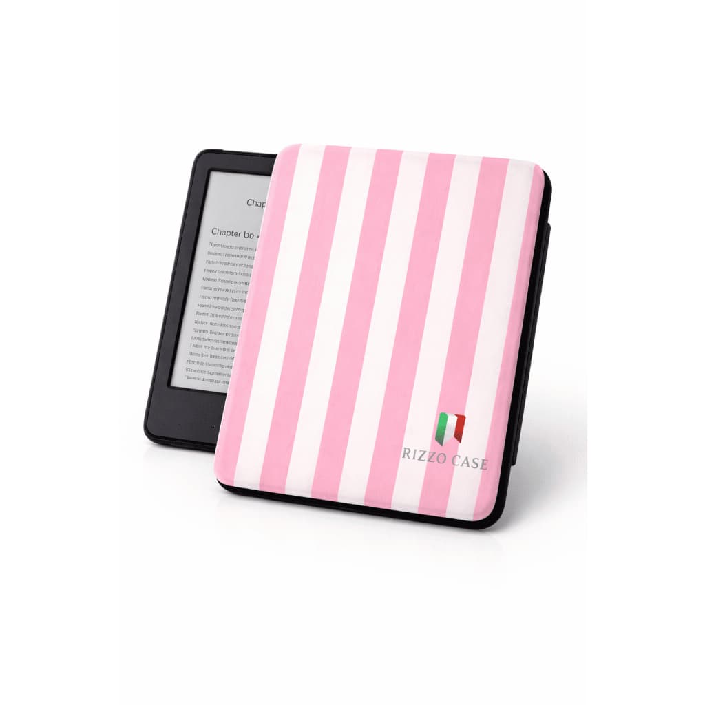 Capa Para Kindle 11ª Geração Estampa Exclusiva "Listras Rosas" 6 Polegadas Originais