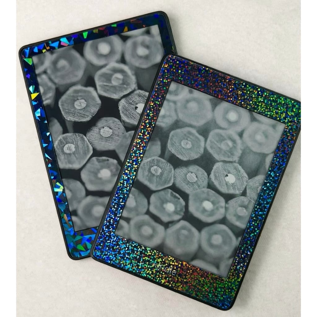 Película Adesiva Skin Kindle Transparente Holográfica | Proteção + Efeito Brilhante