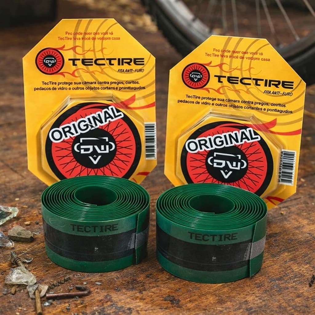 Kit 2 Fitas Anti Furo Tectire Aro 20 24 26 29 2,1 Metros Bicicleta Bike Mtb