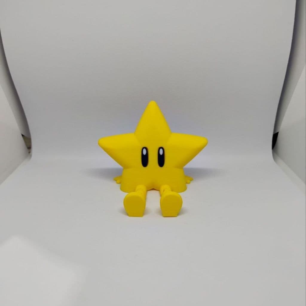 12 Estrelinhas de natal 3D com perninhas articuladas
