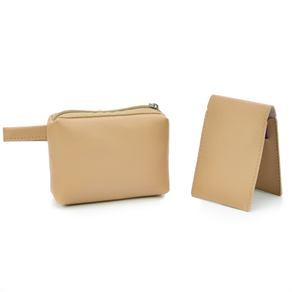 Kit 5 porta cartão + 5 porta moedas bolsinha organizadora com envio imediato