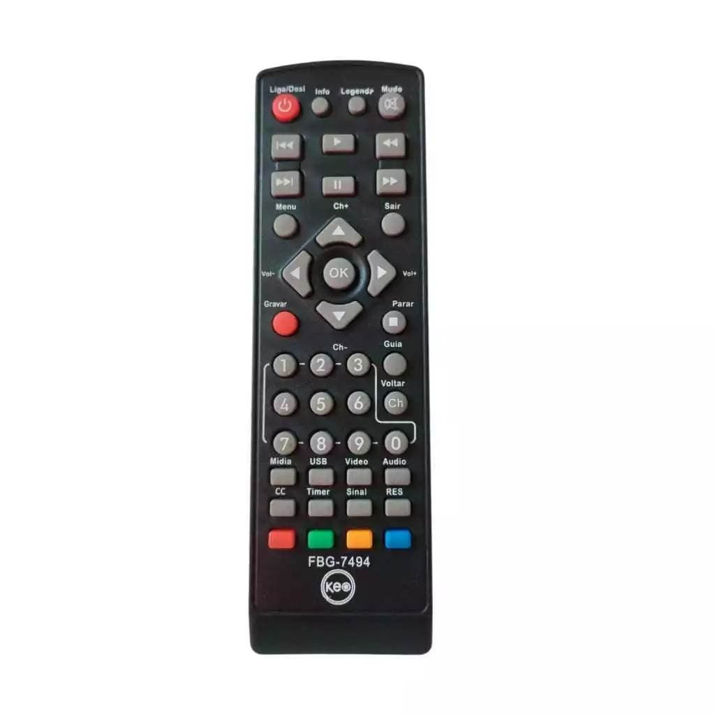 Controle Remoto Conversor Digital KEO  FBG-7494 /  LE-7494