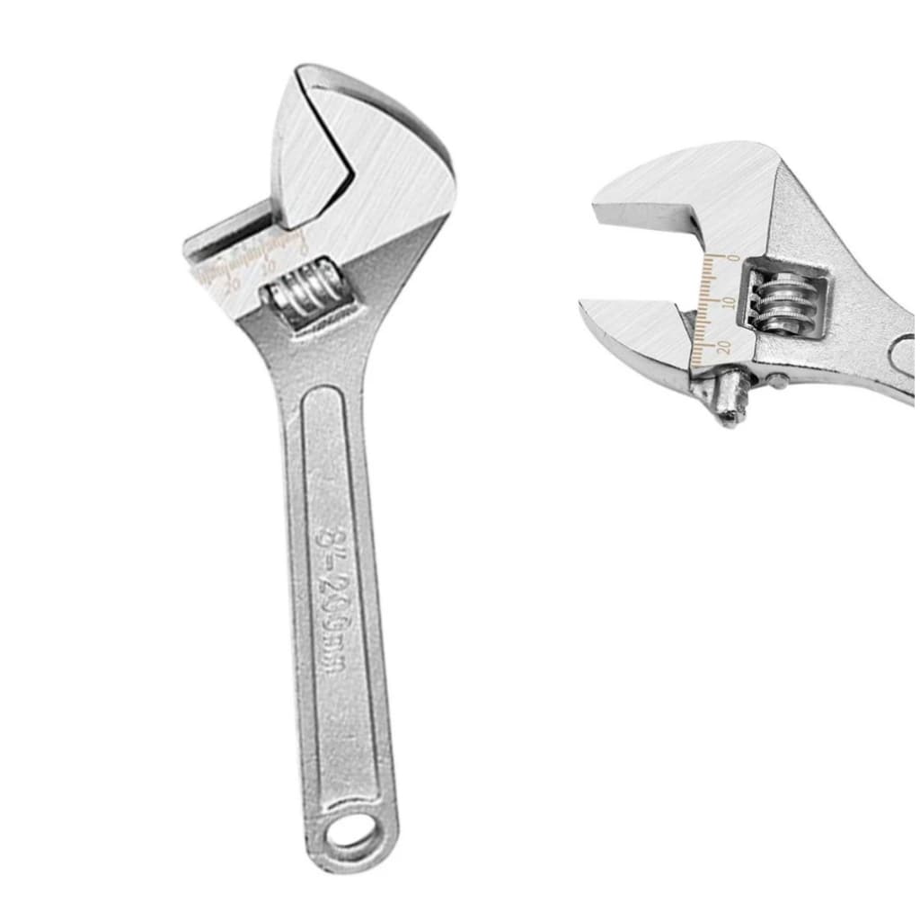 Chave Ajustável Inglesa 8 10 12 Polegadas 200mm Aço Universal
