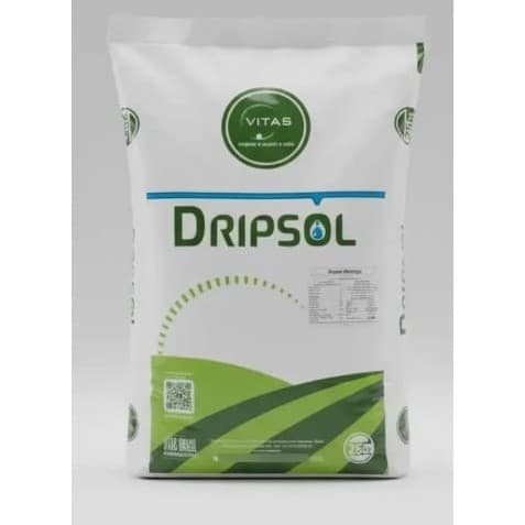 Fertilizante Dripsol Morango - Npk 08-08-40 - Saco 25 Kilos