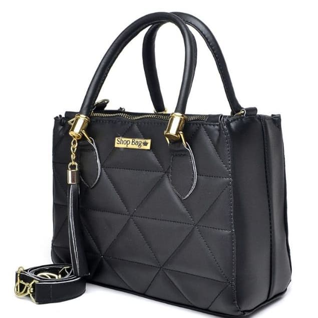 Bolsa Feminina Elegante Matelassê Alça de Mão e Transversal Luxo Pequena Várias Cores Moda 2026