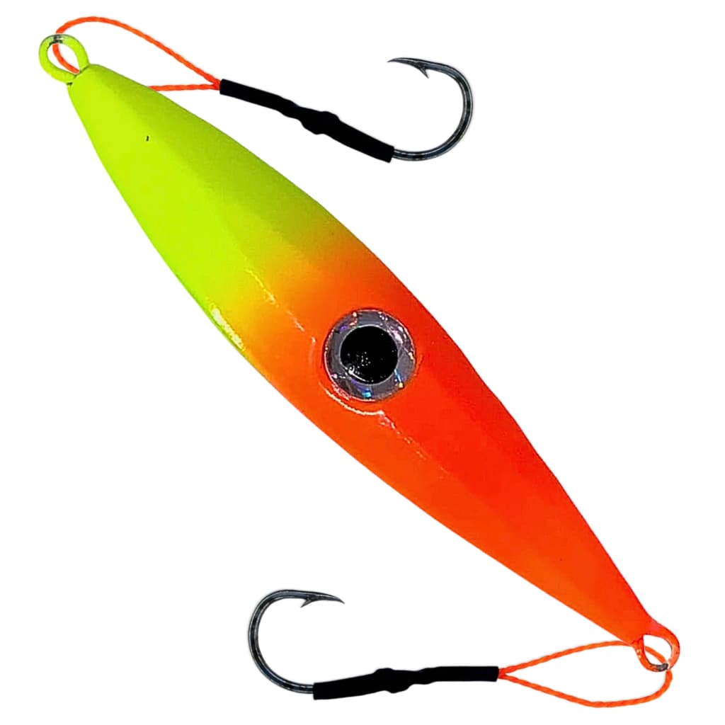 Isca Artificial Jumping Jig Pesca Slow Mariscão + Suporte Hook Anzol Reforçado Alto Mar Speed