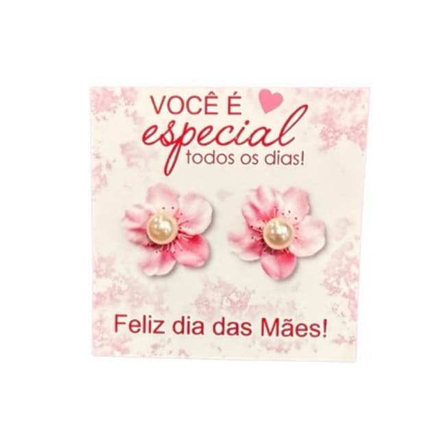 Brinco com cartão para Dia das Mães- todos são pares- lembrancinha para mãe