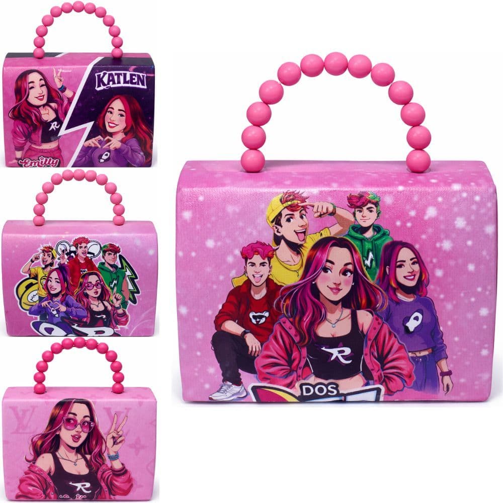Bolsa Infantil Menina Dos Rosas Emilly Vick Criança Bolsinha Pequena Feminina Blogueira Festa Ombro