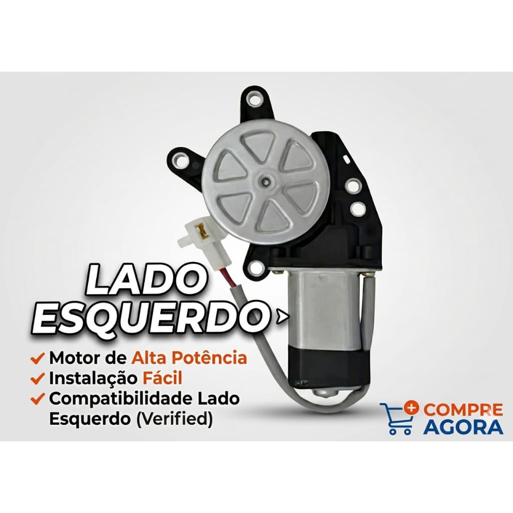 Motor Vidro Eletrico Lado Esquerdo Universal Modelo Mabuchi 12v 8d Reposição