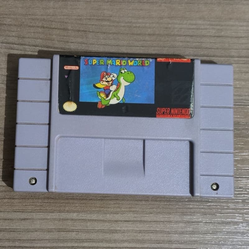 Cartucho Original Super Mario World para Super Nintendo